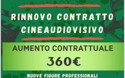 🟢 Rinnovato CCNL Cineaudiovisivo!